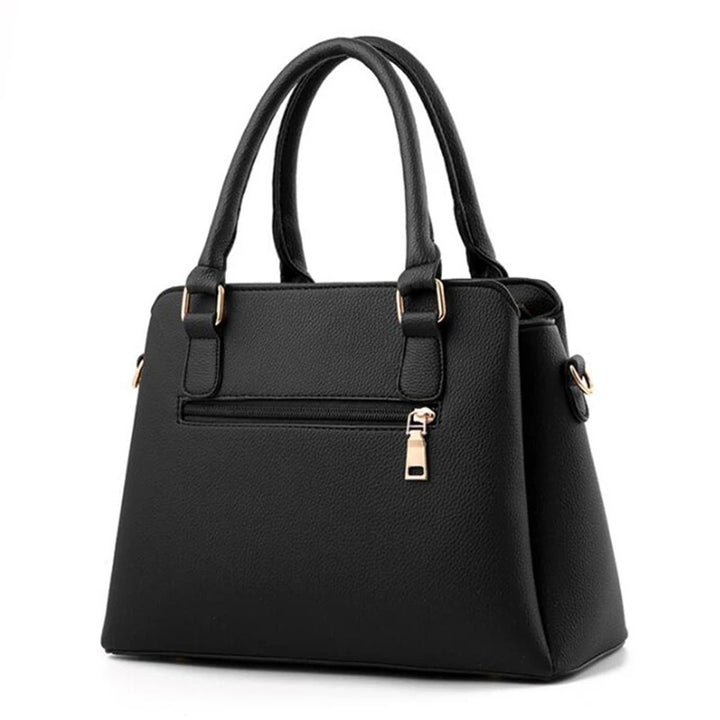 Fleur Rousse® | Sac à Main Élégant avec Détails Texturés et Pendentif
