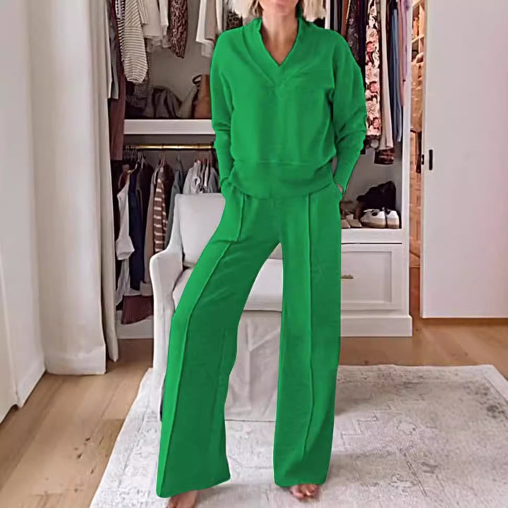 Ensemble Deux Pièces Femme Col V