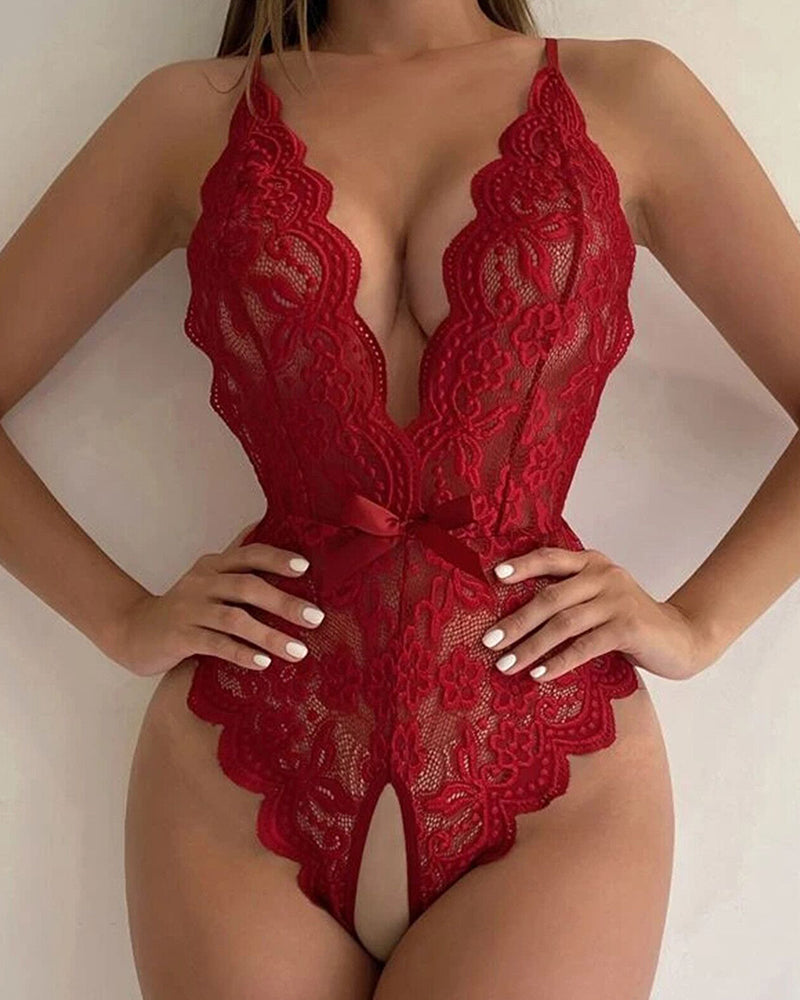Body dos nu en dentelle pour femme