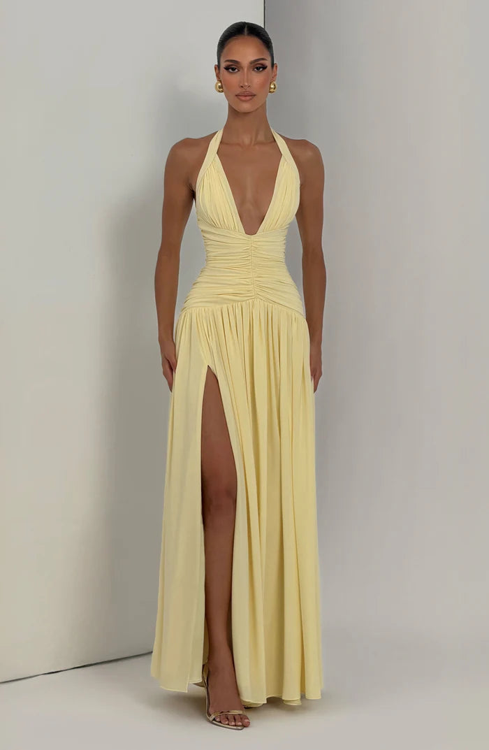 Robe longue Amaris pour femmes, robe de soirée élégante