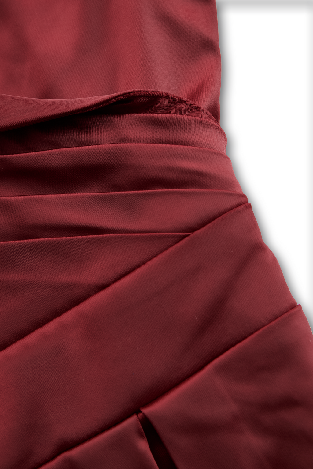 Robe midi en satin vintage avec col drapé