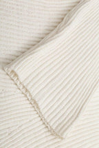 Robe courte à manches longues en mélange de coton
