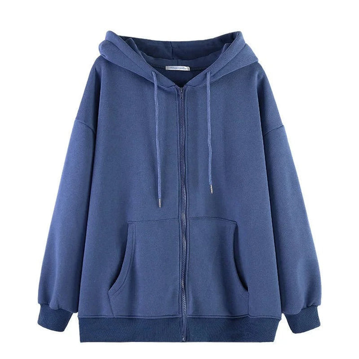Sweat à capuche oversize uni style coréen