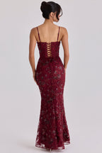 Robe longue élégante sans manches pour femmes