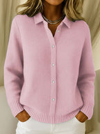 Blouse en maille côtelée douce