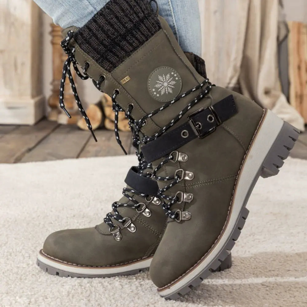 Bottes d'hiver orthopédiques confortables pour hommes et femmes