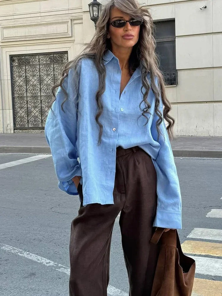 Pauline Laurent® | Chemise en Lin Oversize