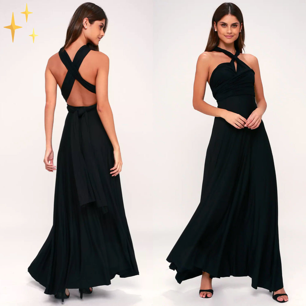 Robe extensible multifonctionnelle enveloppante