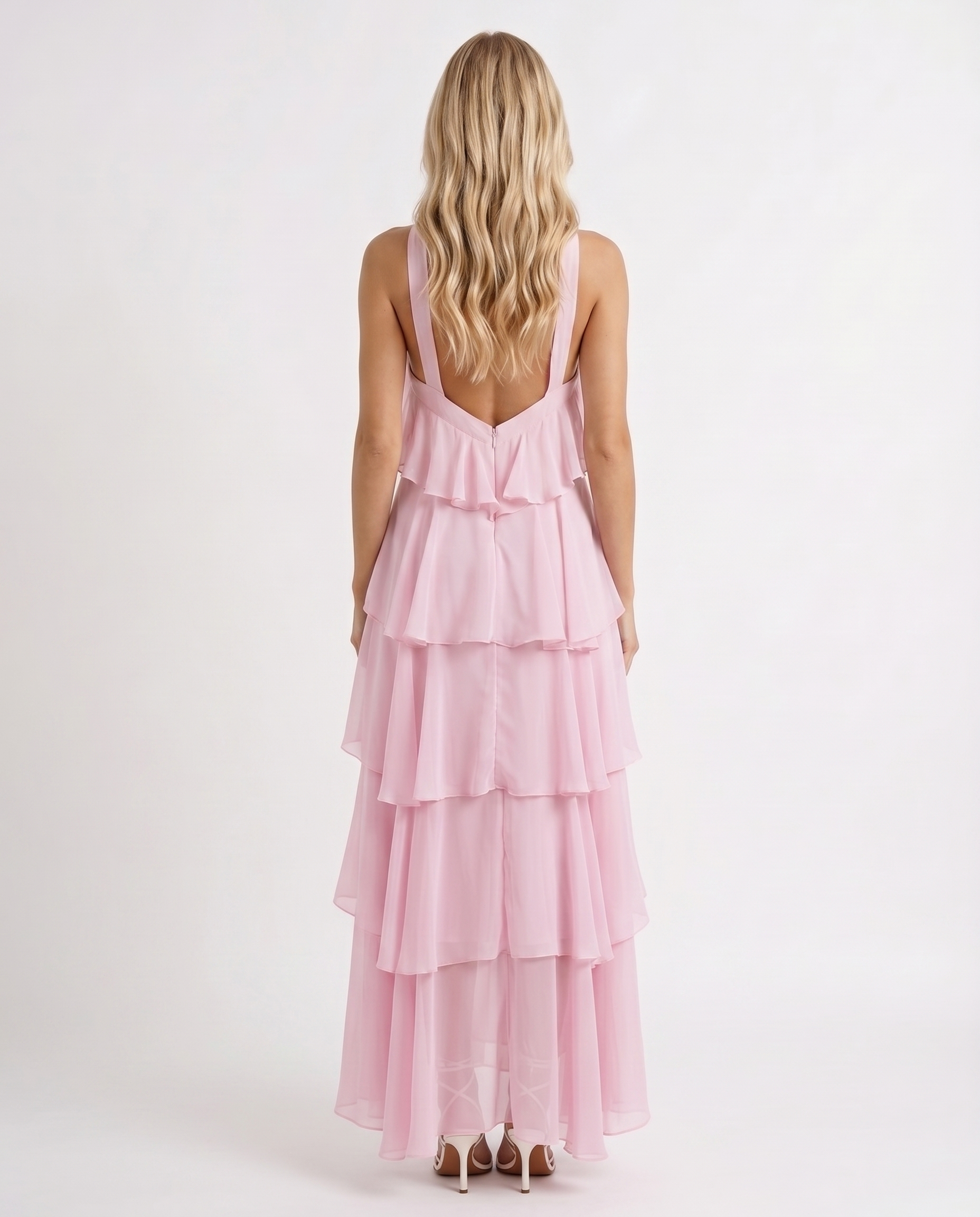 Robe longue sans manches élégante Felicia