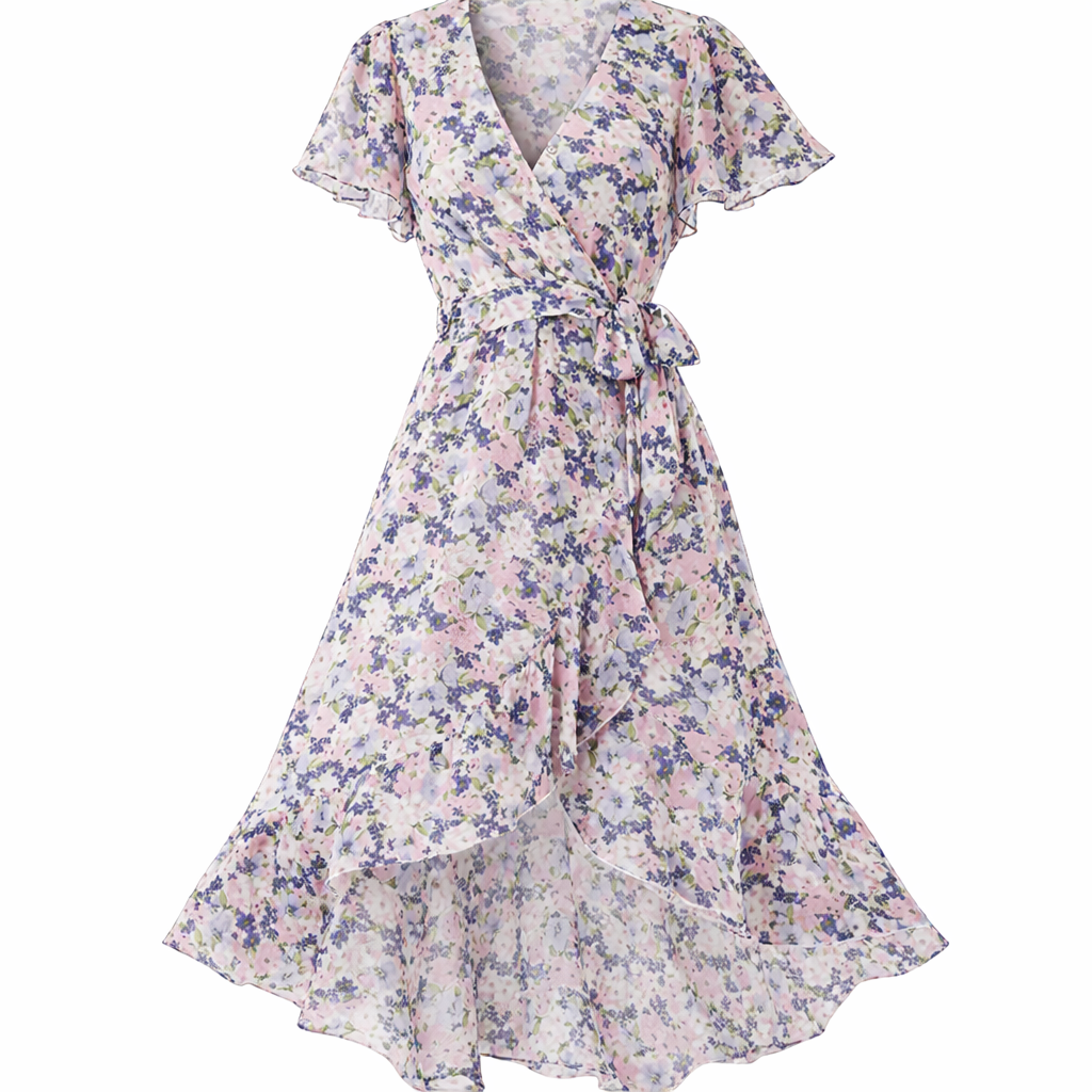 Robe Midi Florale Emma pour Femme