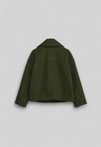 Manteau court classique intemporel pour femmes
