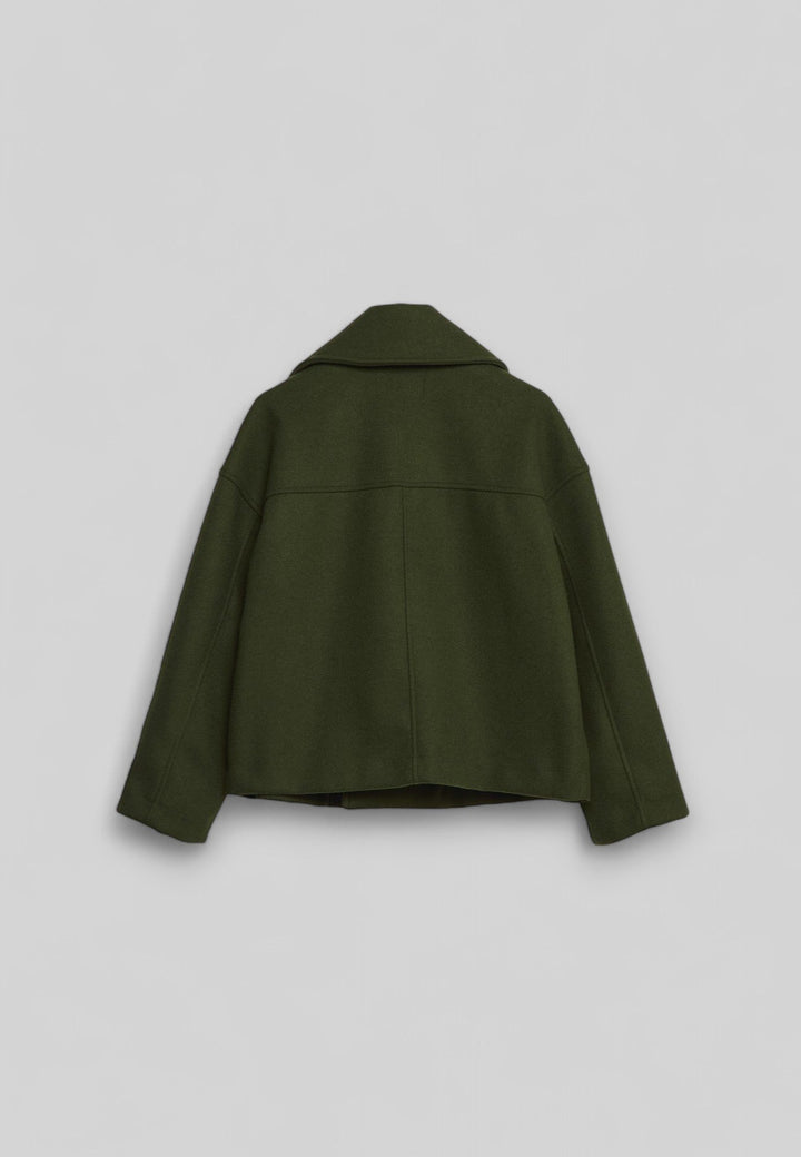 Manteau court classique intemporel pour femmes