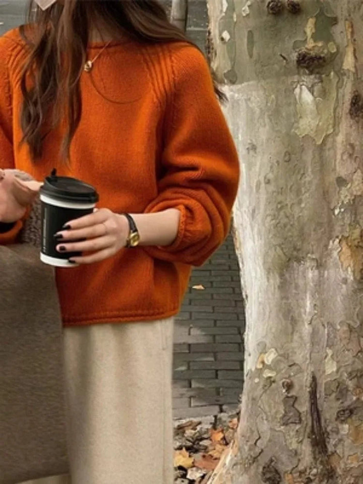 Pull en maille oversized confortable pour un style décontracté