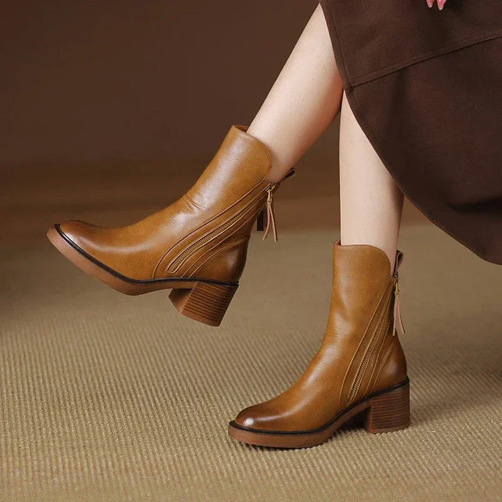 Bottines en cuir élégantes pour un style quotidien