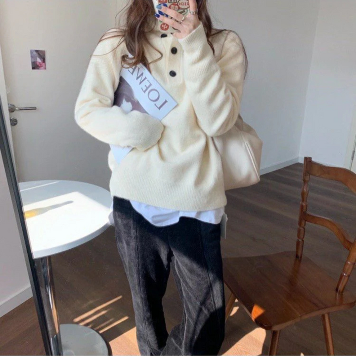 Pull en tricot confortable pour femmes