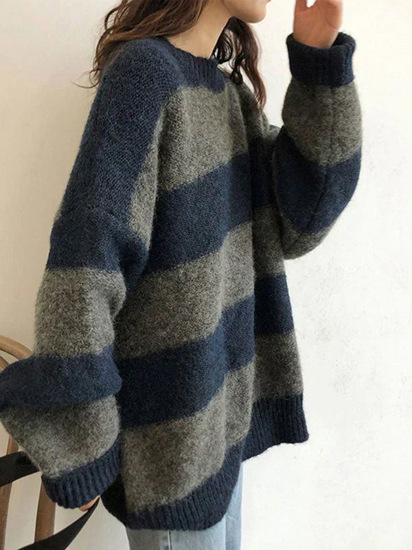 Pull en maille oversize élégant et confortable pour femme
