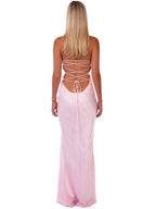 Robe Maxi Fluide en Jade pour Femme