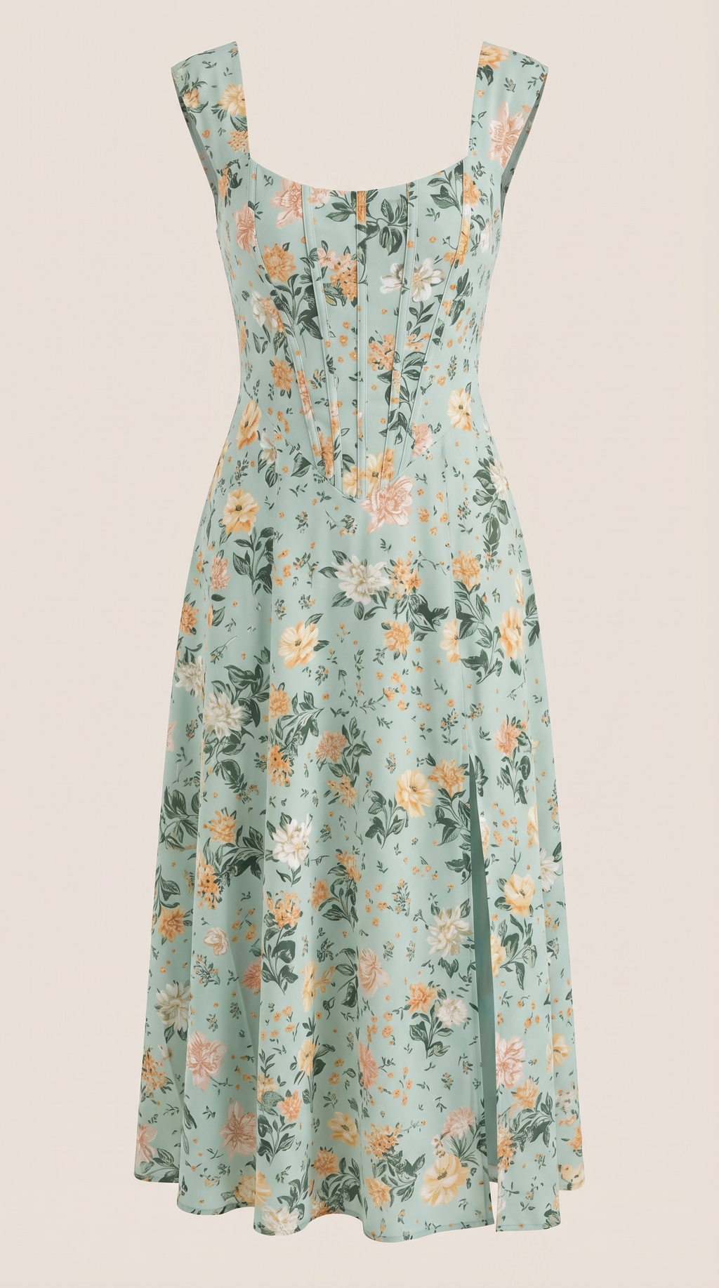 Robe corset midi femme tenue invité mariage