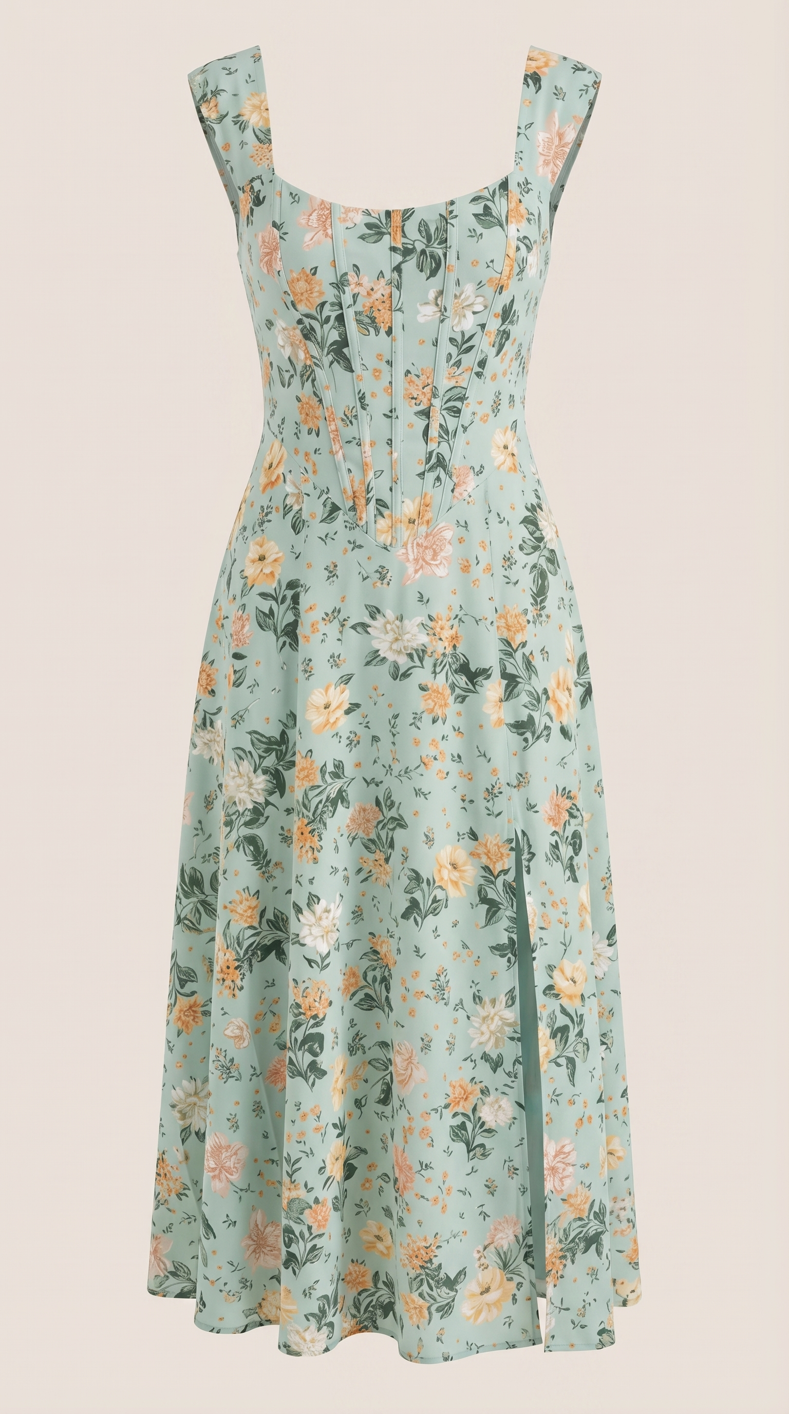 Robe corset midi femme tenue invité mariage