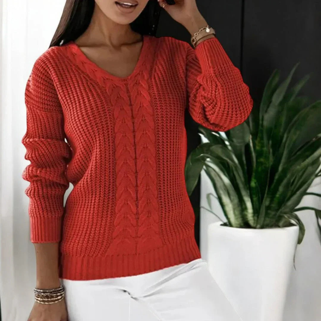 Pull en maille confortable pour femmes