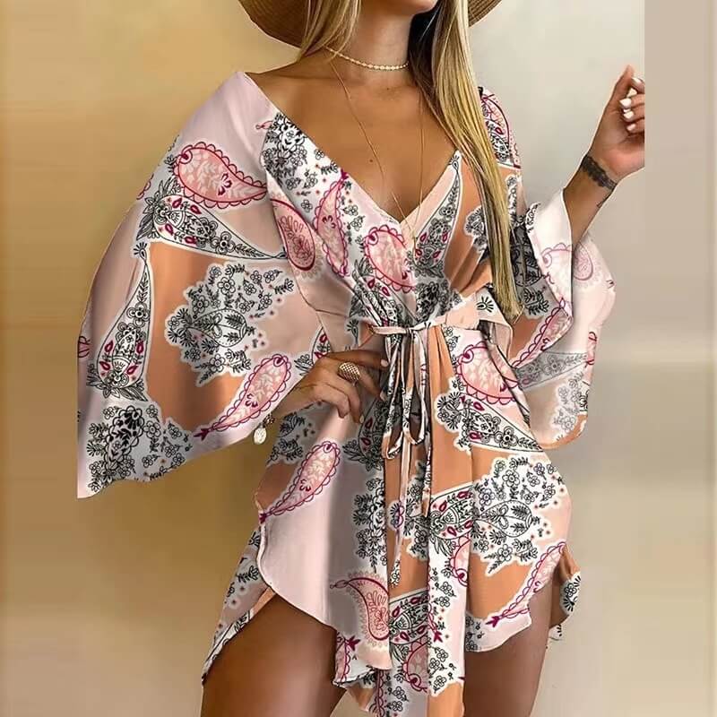 Robe d'été élégante, sexy, pour femme, plage
