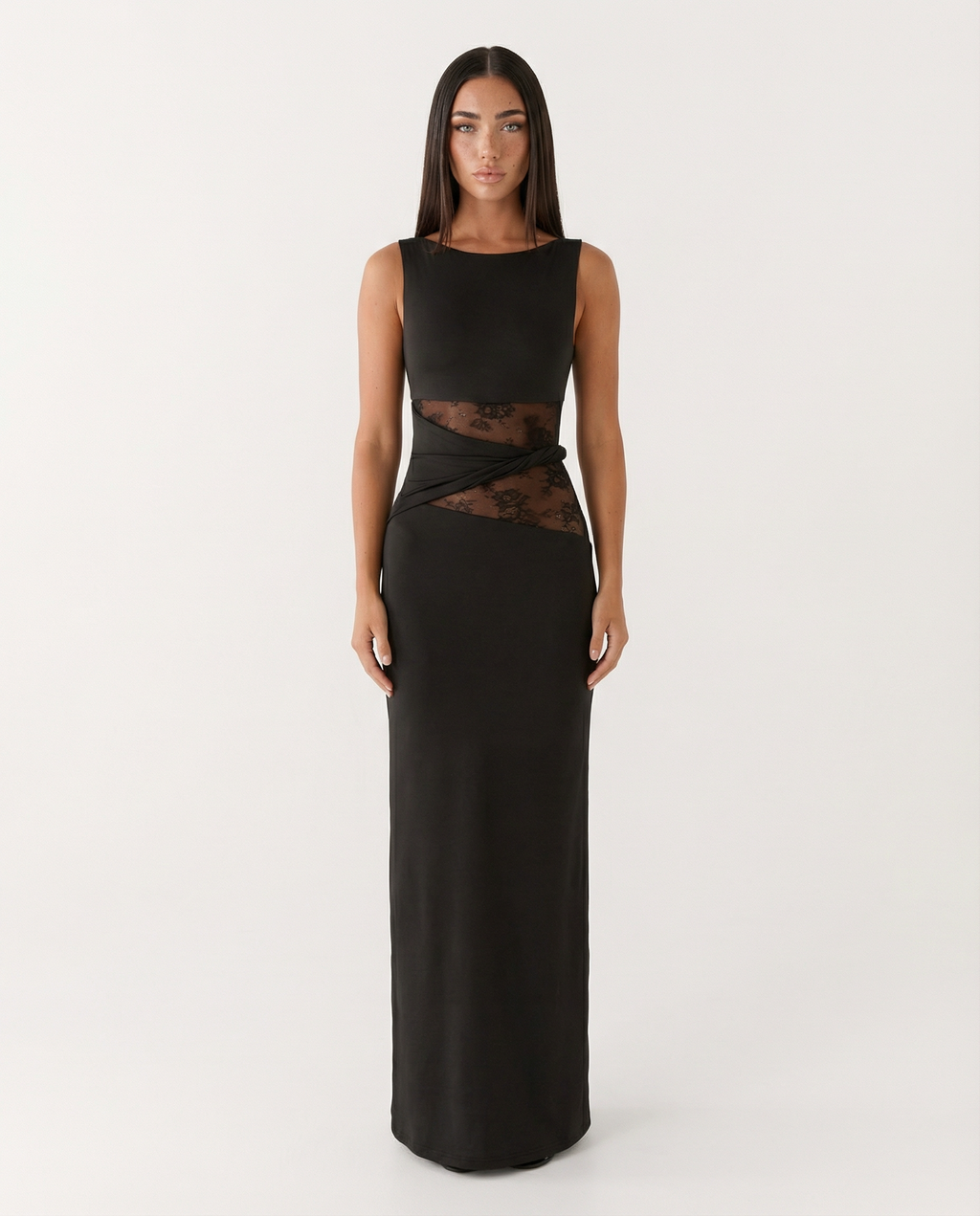 Robe maxi sans manches Liliana à imprimé floral