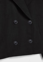 Veste courte chic à double boutonnage