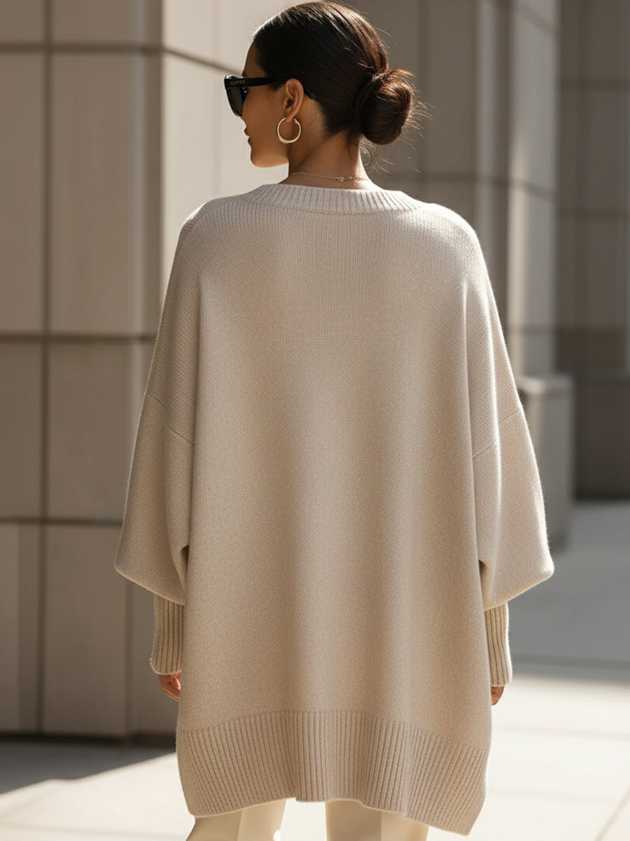 Pull en maille oversize confortable