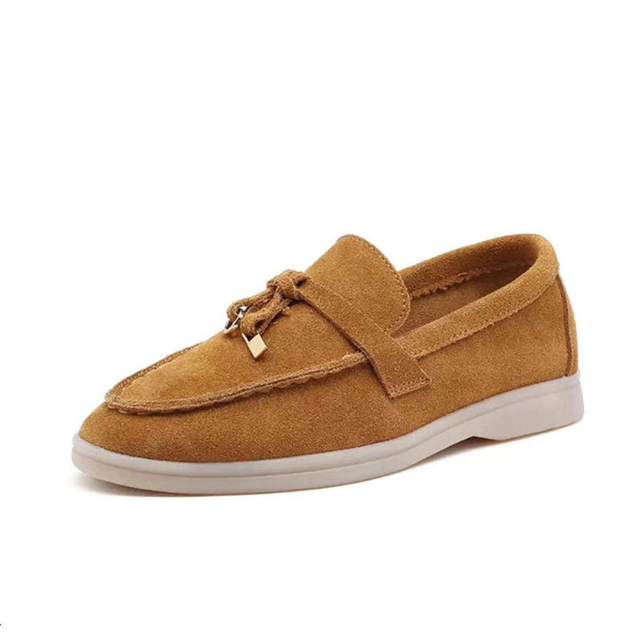 Mocassins en cuir chic avec boucle pour femmes