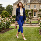 Culottes taille haute extensibles avec accents de boutons latéraux