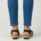 Sandales confortables pour femmes avec détails floraux