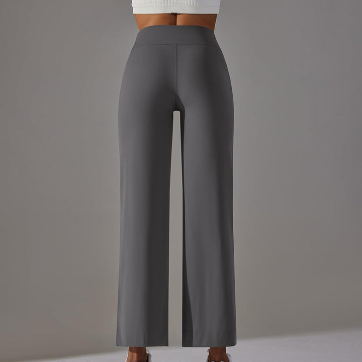 Léa Blanchet® | Pantalon large taille haute avec cordon