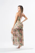 Robe longue élégante sans manches Rabella