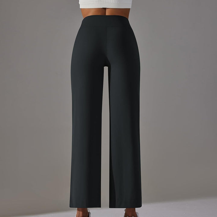 Léa Blanchet® | Pantalon large taille haute avec cordon