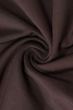 Robe courte asymétrique drapée à une épaule