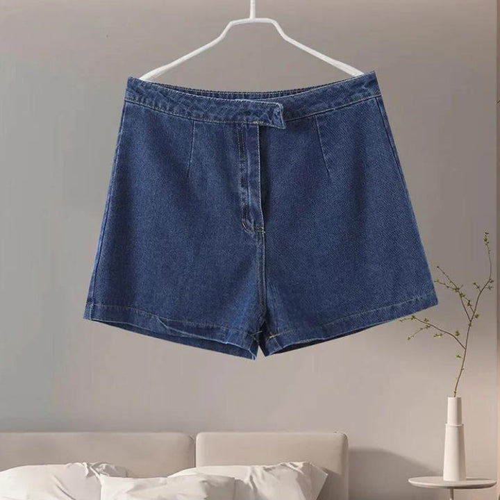 Ensemble deux pièces en denim pour femme