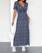 Robe moulante imprimée élégante