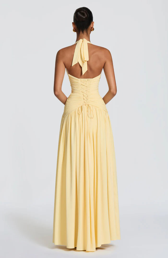 Robe longue Amaris pour femmes, robe de soirée élégante