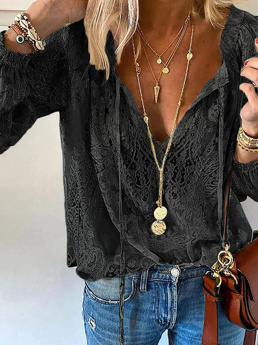 Blouse ample respirante pour femmes