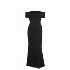 Robe maxi dos nu sans bretelles pour femmes