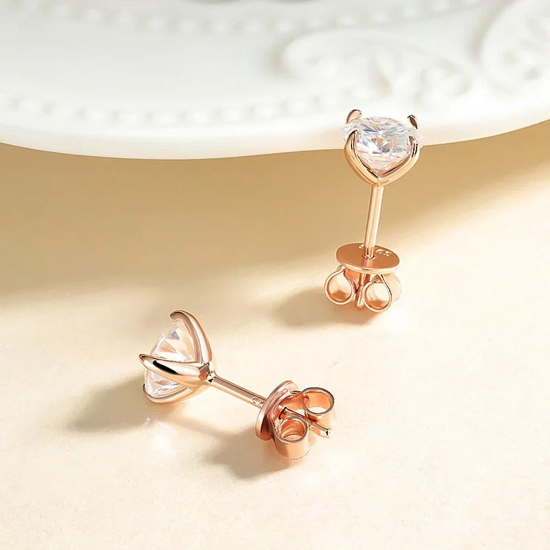 Alice Leroy® | Boucles d’oreilles clou brillantes en zircon