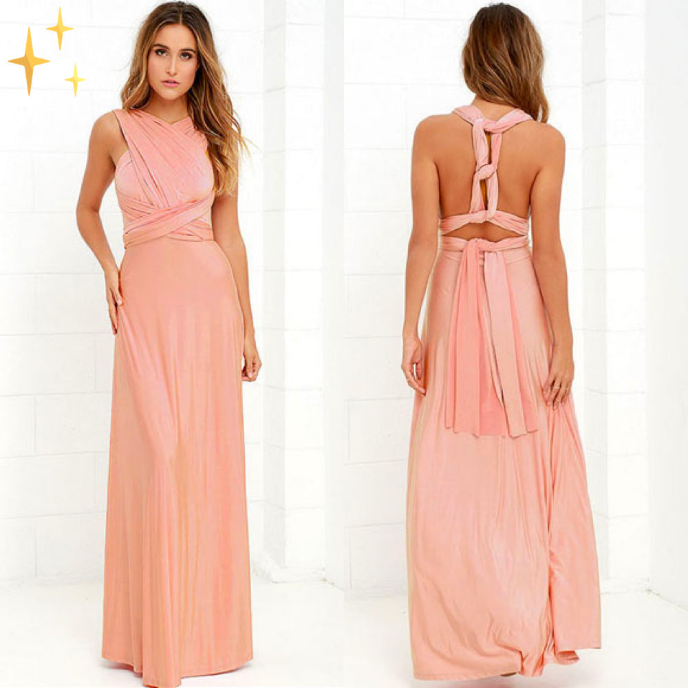 Robe extensible multifonctionnelle enveloppante