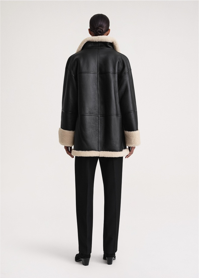 Manteau d'hiver en fausse fourrure douillet