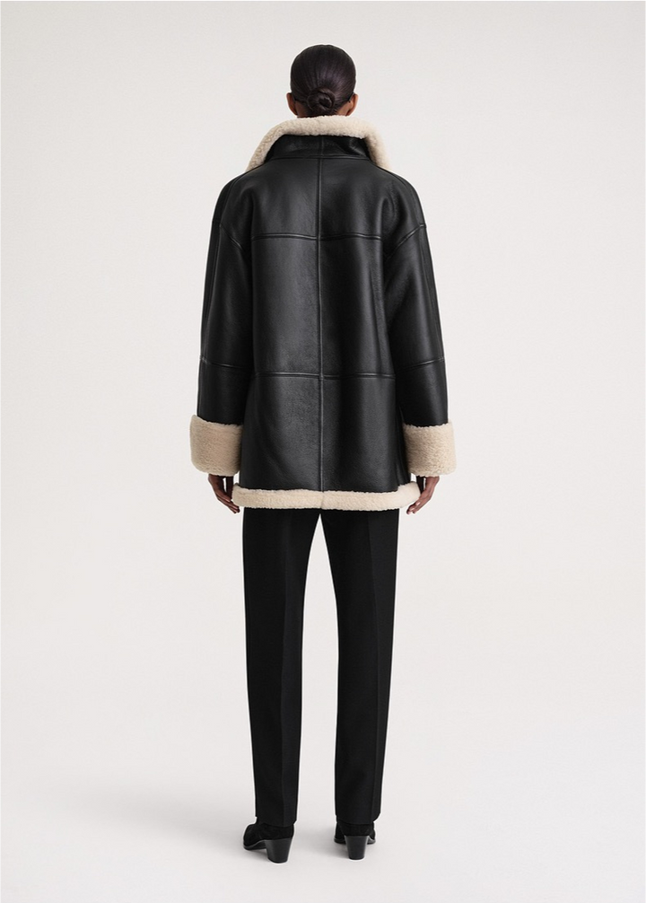 Manteau d'hiver en fausse fourrure douillet