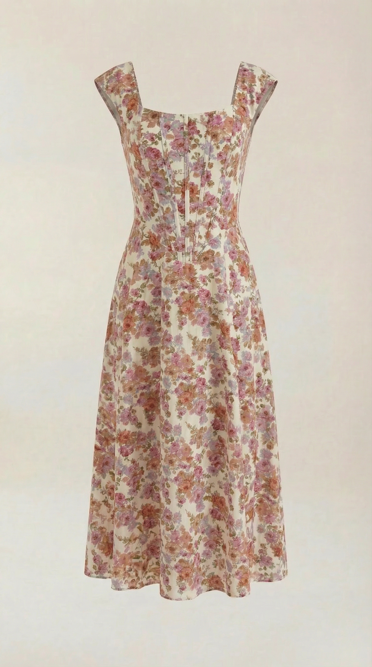 Robe corset midi femme tenue invité mariage