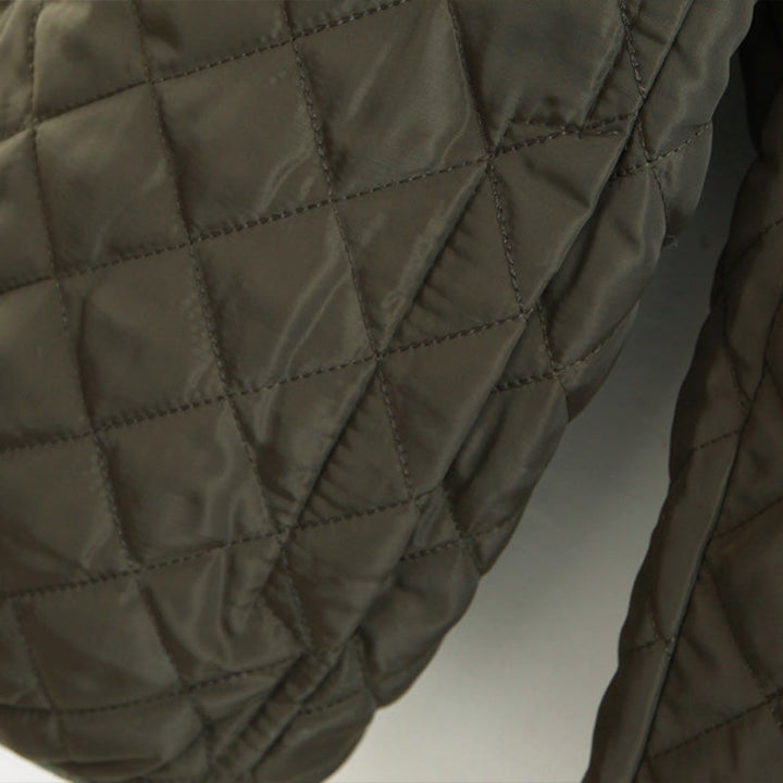 Veste matelassée à capuche avec doublure en peluche