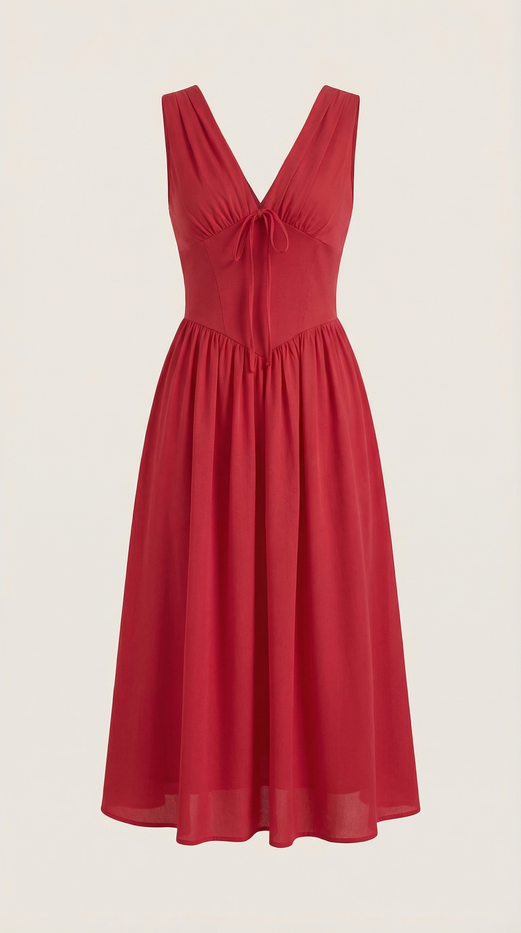 Robe mi-longue d'été corset pour femme