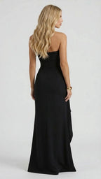 Robe longue élégante sans manches Cora pour femmes