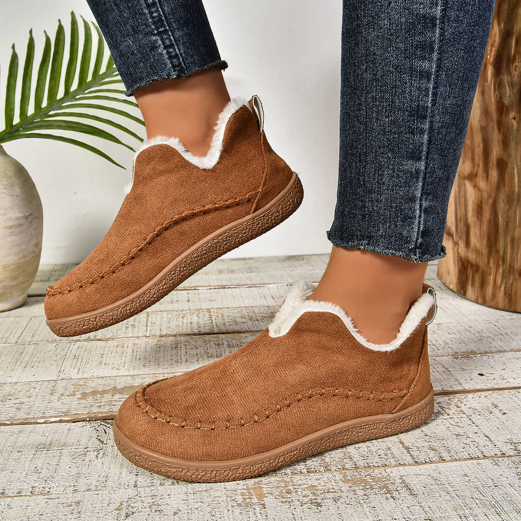 Bottes d'hiver thermiques ultra confortables antidérapantes pour femmes