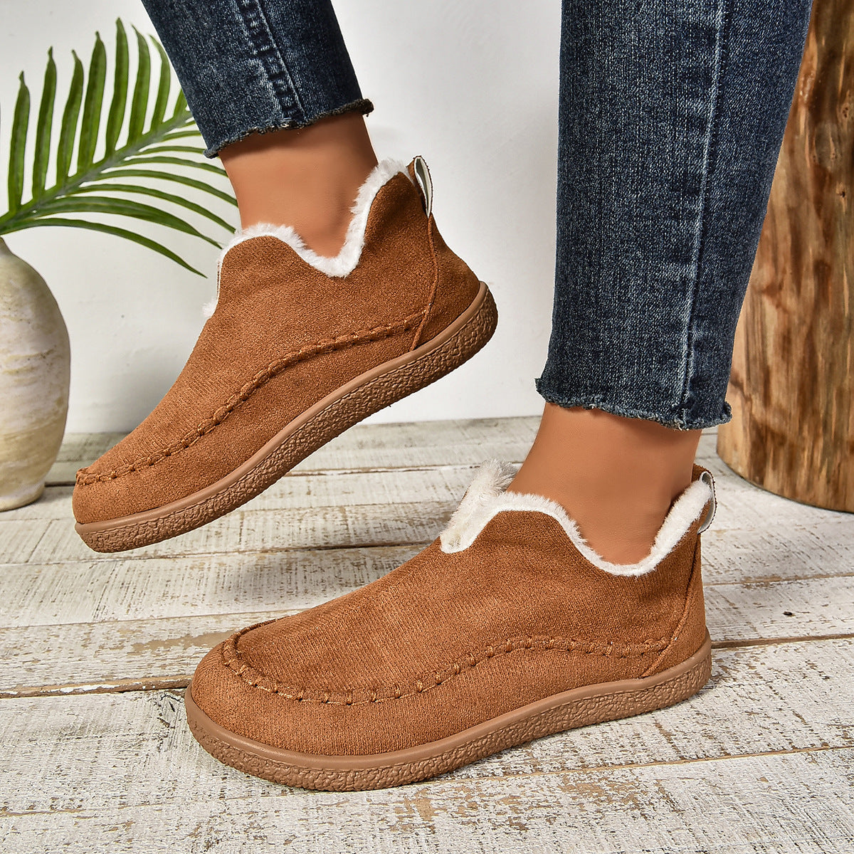 Bottes d'hiver thermiques ultra confortables antidérapantes pour femmes